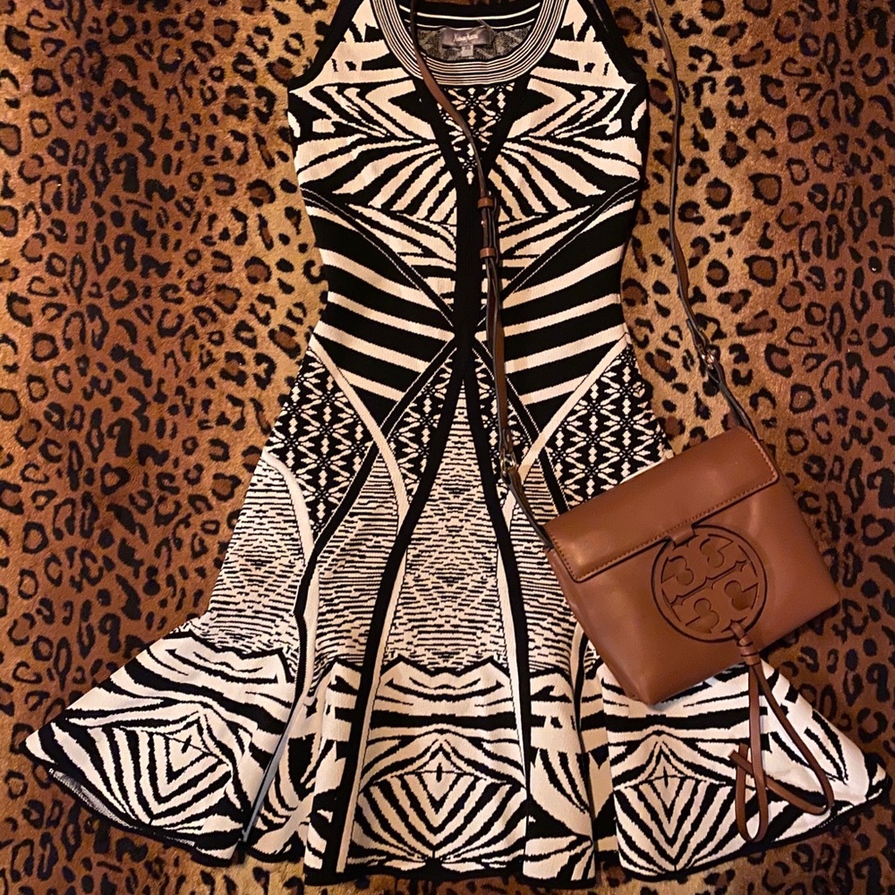 Neiman Marcus Black-White Dress XS